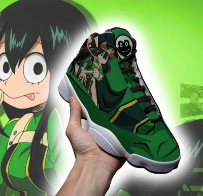 tsuyu asui jordan 13 shoes my hero academia anime sneakers gearanime 2 - My Hero Academia Store