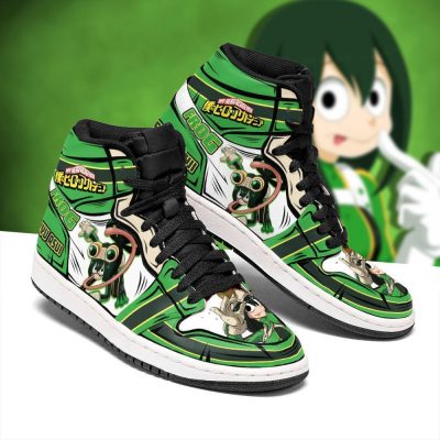 tsuyu asui jordan sneakers skill my hero academia anime shoes pt04 gearanime 2 - My Hero Academia Store