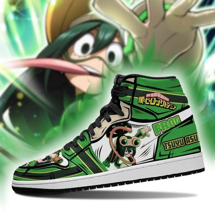 tsuyu asui jordan sneakers skill my hero academia anime shoes pt04 gearanime 3 - My Hero Academia Store