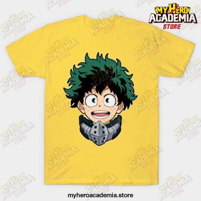 2021 My Hero Academia - Izuku T-Shirt Yellow / S