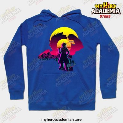 Anime Eijiro Kirishima Hoodie Blue / S