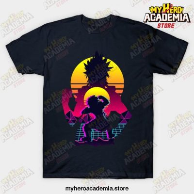 Anime Mha Eijiro Kirishima T-Shirt Navy Blue / S