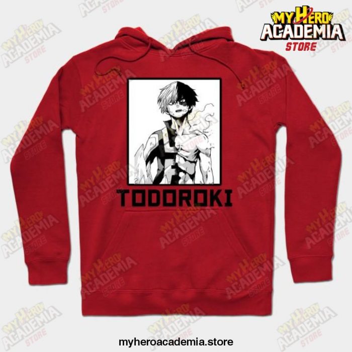 Anime Mha Todoroki Unisex Hoodie Red / S