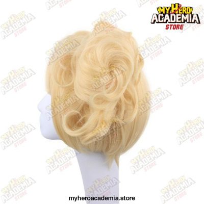 Anime My Boku No Hero Academia Akademia Himiko Toga Short Light Blonde Ponytails Heat Resistant