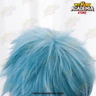 Anime My Hero Academia Boku No Hiro Akademia Shigaraki Tomura Wigs Short Gray Blue Mixed Curly