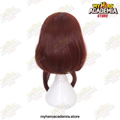 Anime My Hero Academia Boku No Hiro Akademia Uraraka Ochako Short Brown Bobo Heat Resistant Cosplay