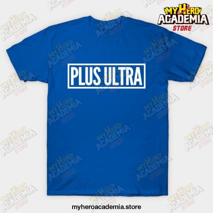 Anime Plus Ultra Mha T-Shirt Blue / S