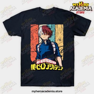 Anime Shoto Todoroki - My Hero Academia T-Shirt Navy Blue / S