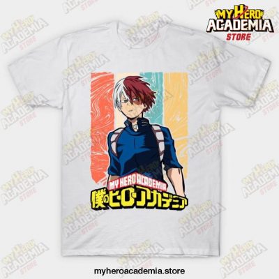 Anime Shoto Todoroki - My Hero Academia T-Shirt White / S