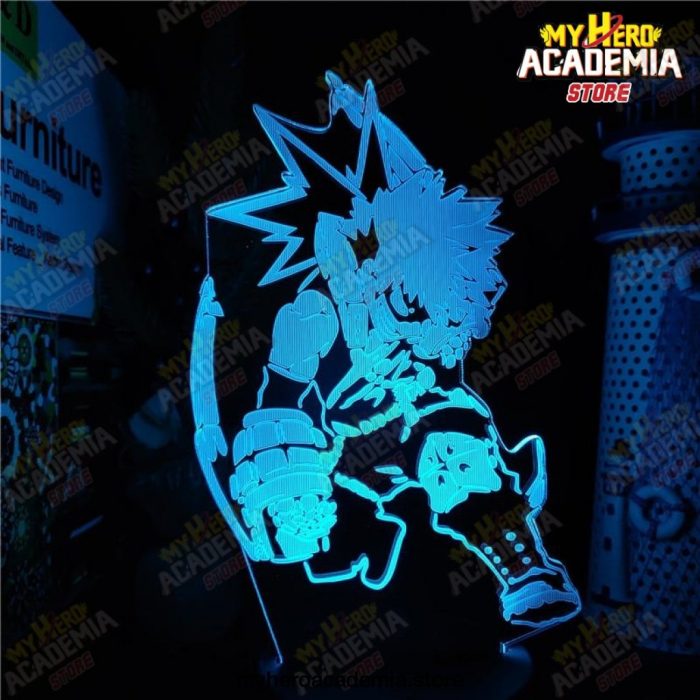 Boku No Hero Academia Bakugou Katsuki 3D Anime Lamp Illusion Led Nightlights My Hero Academia Table