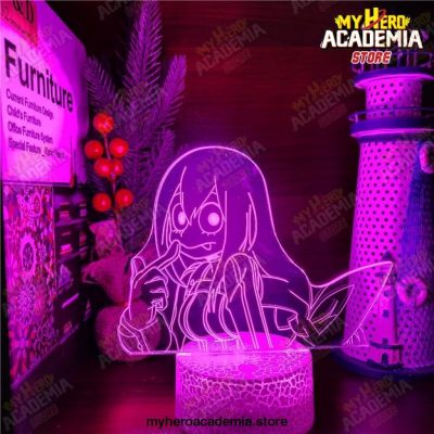 Boku No Hero Academia Froppy Asui Tsuyu Anime Lamp Led Nightlights My Hero Academia 3D Visual Light