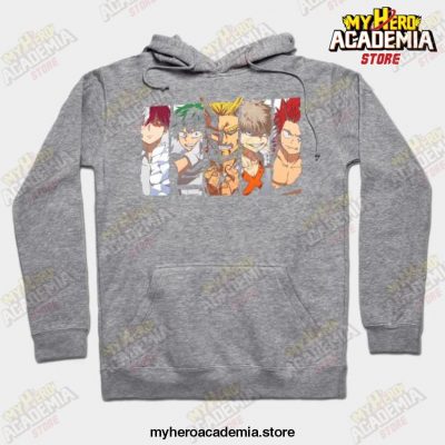 Boku No Hero Academia Izuku Midoriya Hoodie Gray / S