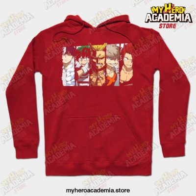 Boku No Hero Academia Izuku Midoriya Hoodie Red / S