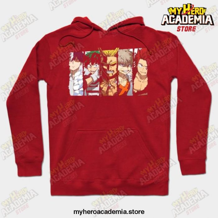 Boku No Hero Academia Izuku Midoriya Hoodie Red / S