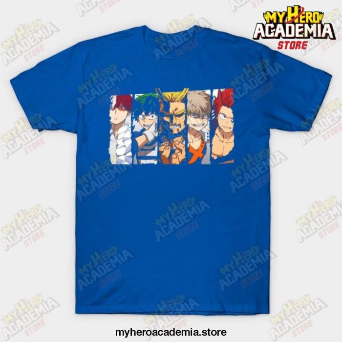 Boku No Hero Academia Izuku Midoriya T-Shirt Blue / S