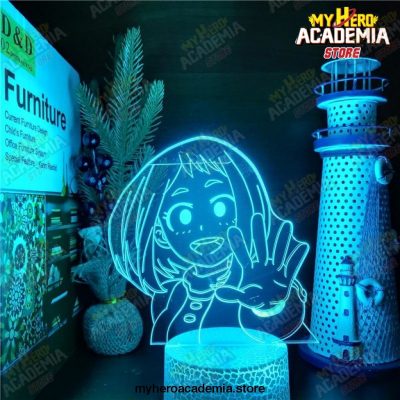 Boku No Hero Academia Ochaco Uraraka 3D Led Anime Lamp Nightlights My Hero Academia Visual Light