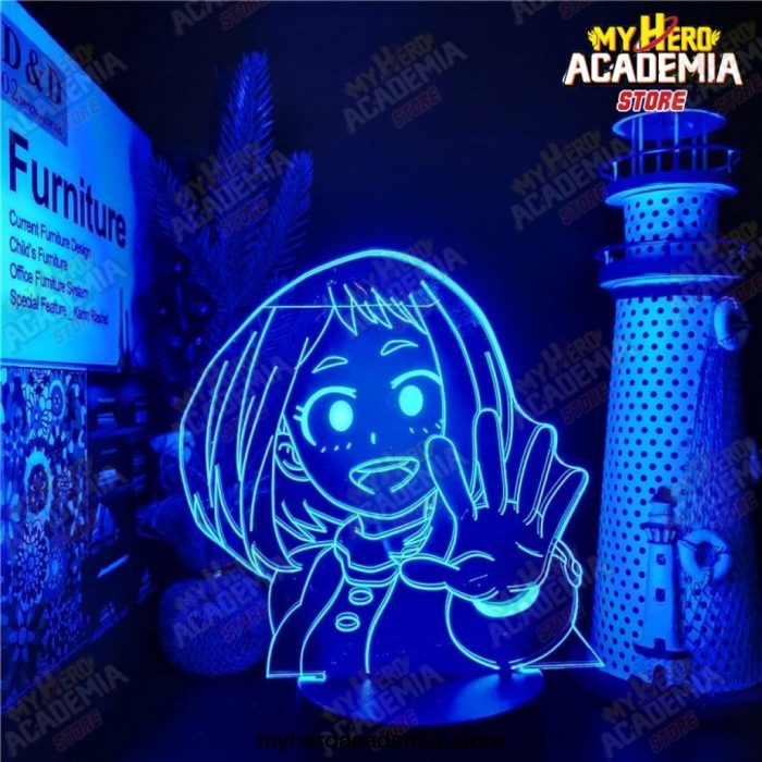 Boku No Hero Academia Ochaco Uraraka 3D Led Anime Lamp Nightlights My Hero Academia Visual Light