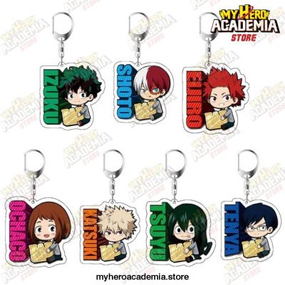 Boku No Hero Academia Pvc Soft Keychain Pendant My Gift Jewelry Accessories