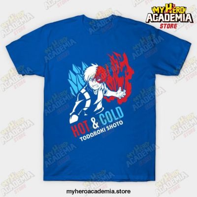 Hot N Cold Todoroki Shoto T-Shirt Blue / S