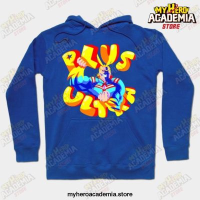 Mha Plus Ultra 2 Hoodie Blue / S