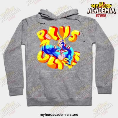 Mha Plus Ultra 2 Hoodie Gray / S