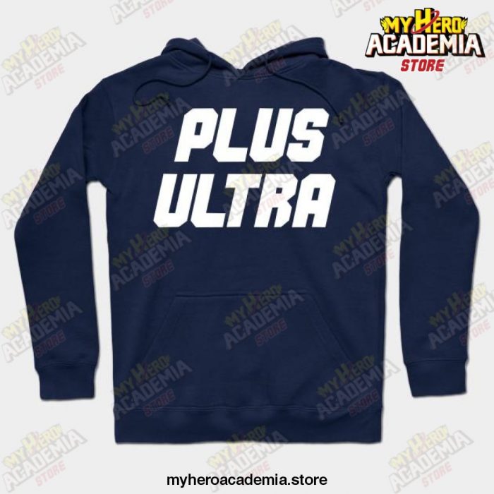 Mha Plus Ultra ! Hoodie Navy Blue / S