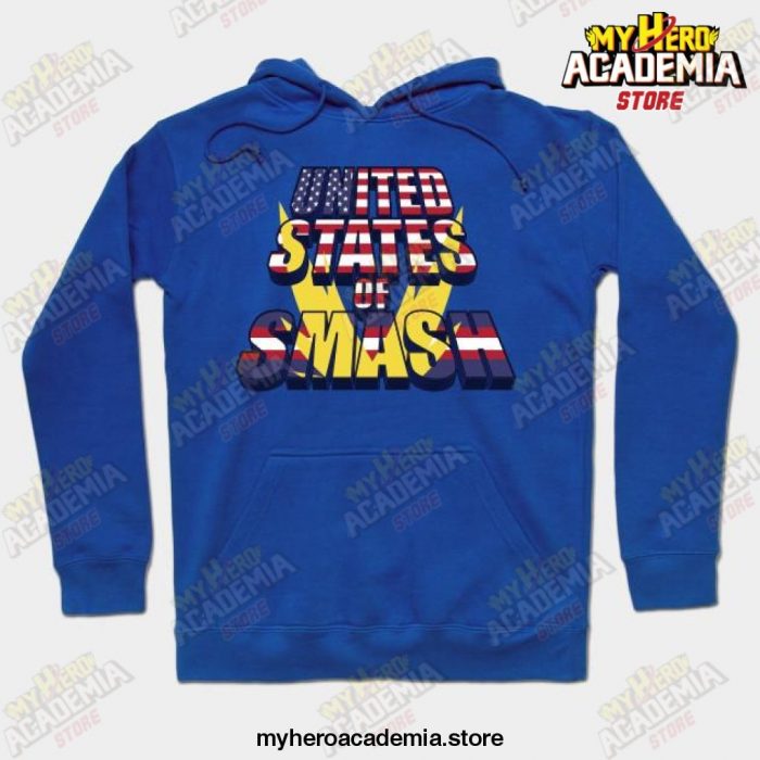 Mha United States Of Smash Hoodie Blue / S