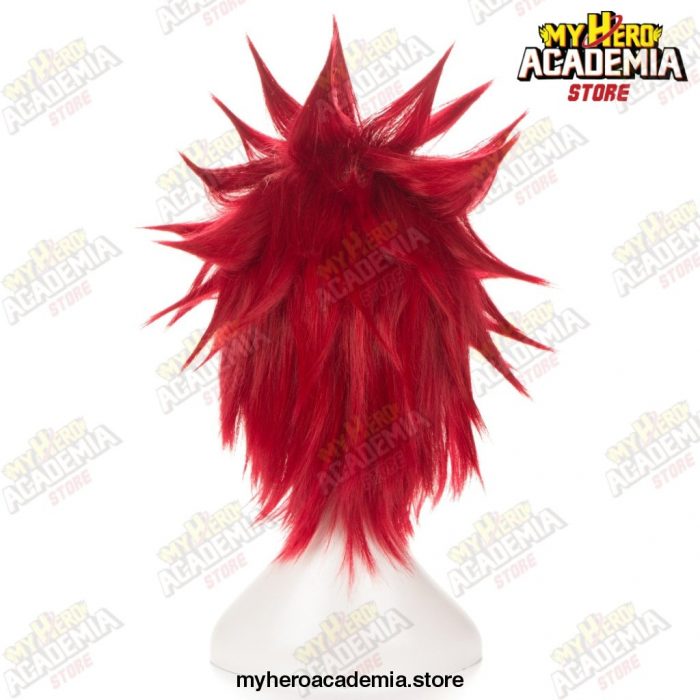 My Boku No Hero Academia Eijirou Kirishima Eijiro Short Red Heat Resistant Cosplay Costume Wig + Cap