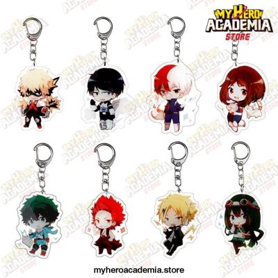 My Hero Academia Anime Acrylic Keyring Keychain Boku No Manga Key Rings