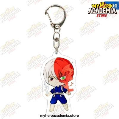 My Hero Academia Anime Acrylic Keyring Manga Figure Todoroki Shoto Bakugou Katsuki Midoriya Izuku