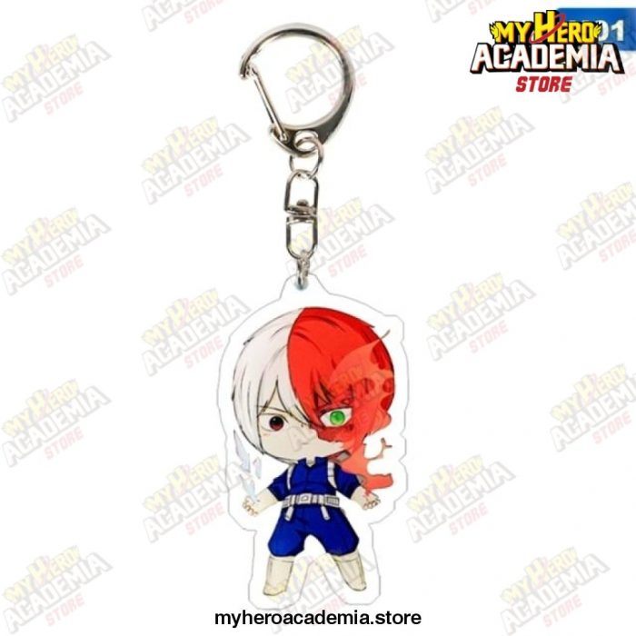 My Hero Academia Anime Acrylic Keyring Manga Figure Todoroki Shoto Bakugou Katsuki Midoriya Izuku