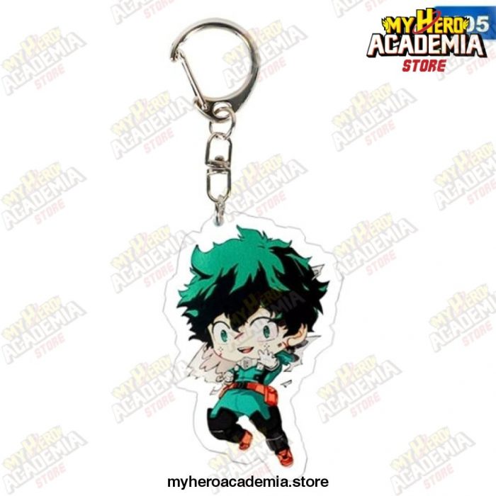 My Hero Academia Anime Acrylic Keyring Manga Figure Todoroki Shoto Bakugou Katsuki Midoriya Izuku