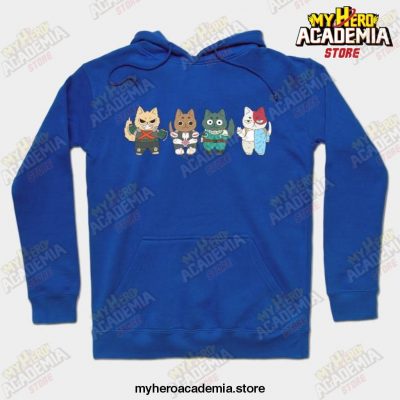 My Hero Academia Cats Hoodie Blue / S