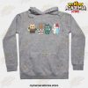 My Hero Academia Cats Hoodie Gray / S