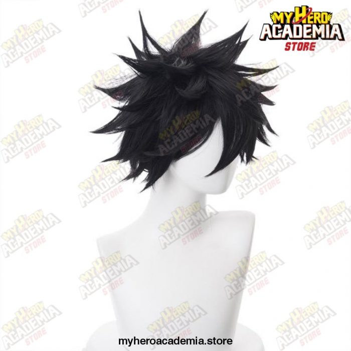 My Hero Academia Cosplay Wig Synthetic Black Hair Anime Boku No Dabi Heat Resistantr + Cap