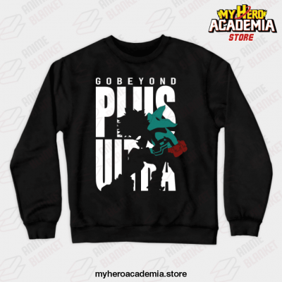 My Hero Academia Deku Plus Ultra Crewneck Sweatshirt Black / S