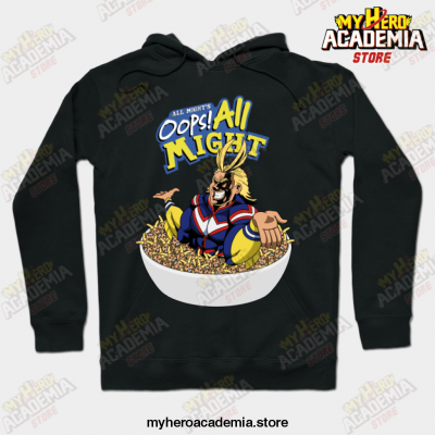 My Hero Academia Oops All Might Hoodie Black / S