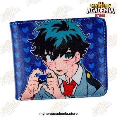 My Hero Academia Wallet Short Purse Anime Cartoon Wallets For Young With Card Holder Coin Pocket