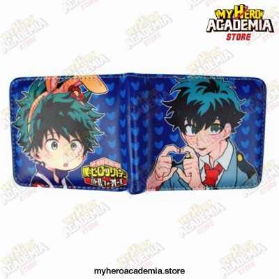 My Hero Academia Wallet Short Purse Anime Cartoon Wallets For Young With Card Holder Coin Pocket