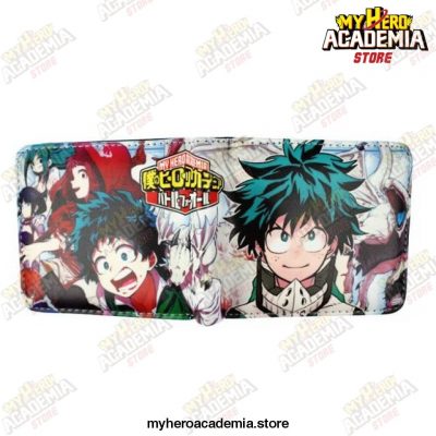 My Hero Academia Wallet Short Purse Anime Cartoon Wallets For Young With Card Holder Coin Pocket