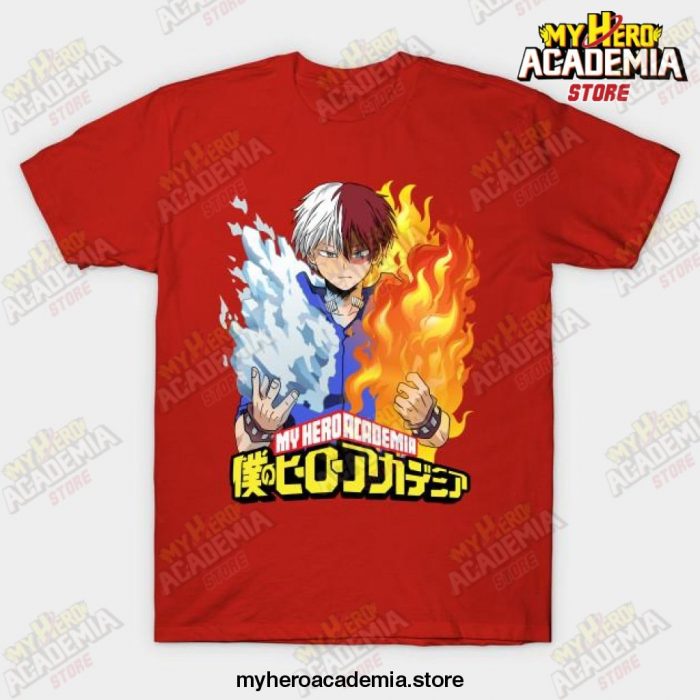 Shoto Todoroki - My Hero Academia T-Shirt Red / S