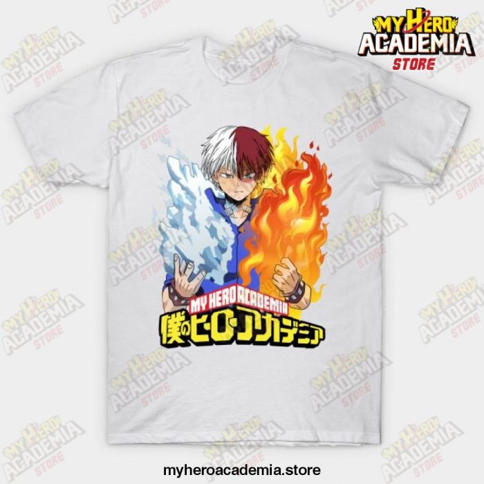 Shoto Todoroki - My Hero Academia T-Shirt White / S