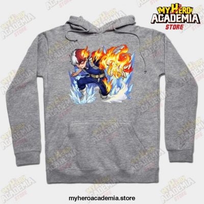 Todoroki Shoto - Boku No Hero Academia Hoodie Gray / S