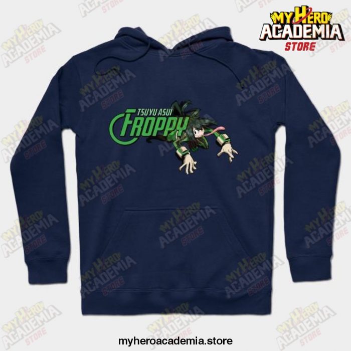 Tsuyu Asui - Froppy Hoodie Navy Blue / S