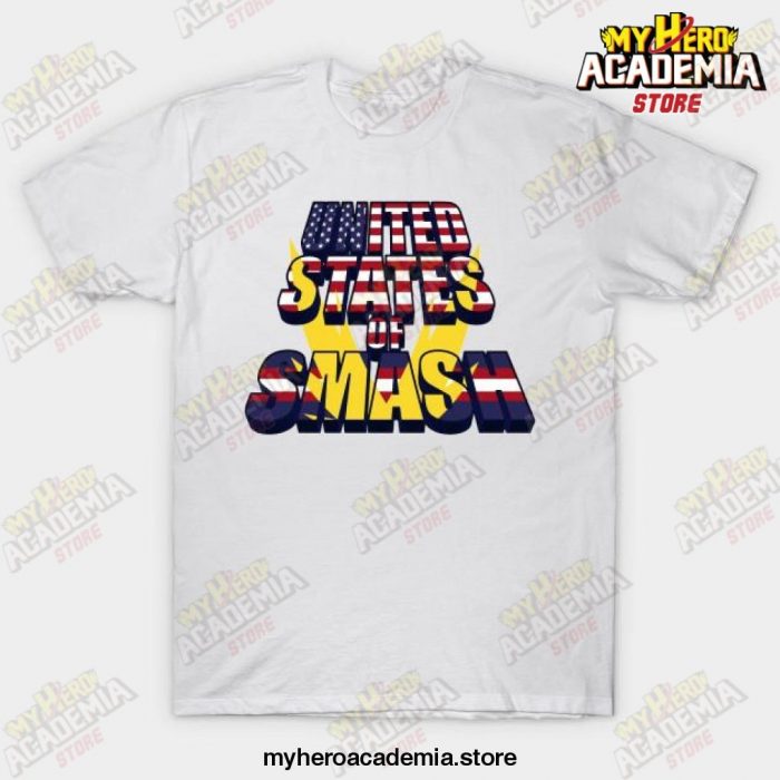 United States Of Smash T-Shirt White / S