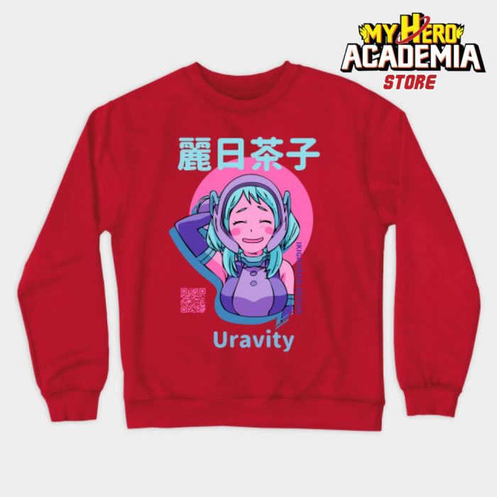 Aesthetic Ochaco Uraraka Sweatshirt Red / S