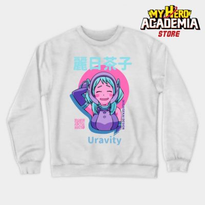 Aesthetic Ochaco Uraraka Sweatshirt White / S