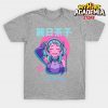 Aesthetic Ochaco Uraraka T-Shirt Gray / S