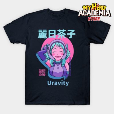 Aesthetic Ochaco Uraraka T-Shirt Navy Blue / S