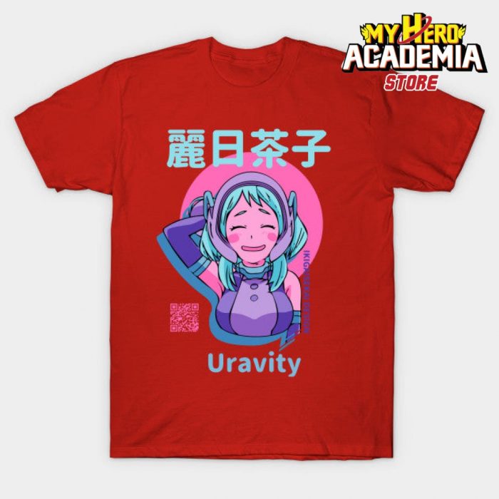 Aesthetic Ochaco Uraraka T-Shirt Red / S